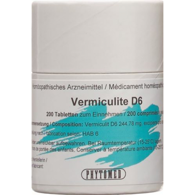 PHYTOMED VERMICULITE D 6 DS