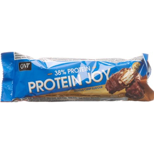 QNT 38% протеїну Joy Bar Low Sugar Vanilla Crisp 60 г