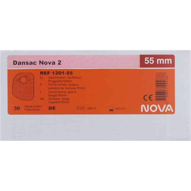 Dansac Nova 2 Colo 55мм Opaque 30 пакетиков