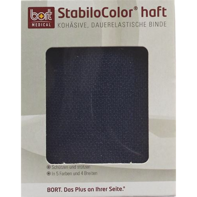 Bort Stabilo Color бинт 8смx5m Kohesiv Blau