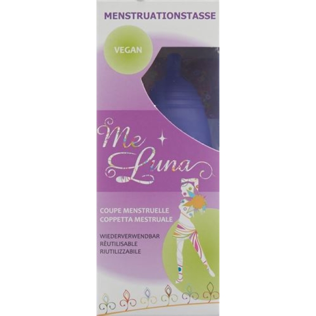 Menstrual Cup Me Luna Sport S Ball Blue Violet