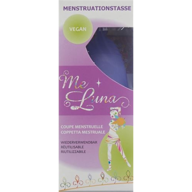 Менструальна чашка Me Luna Sport M Ball Blue Violet
