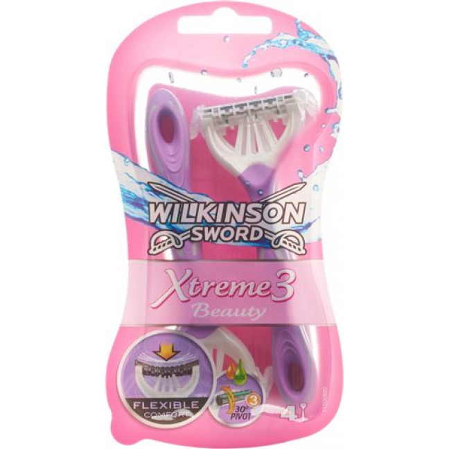 Wilkinson Xtreme Iii Beauty 3 Kling Einwegra 4 штуки