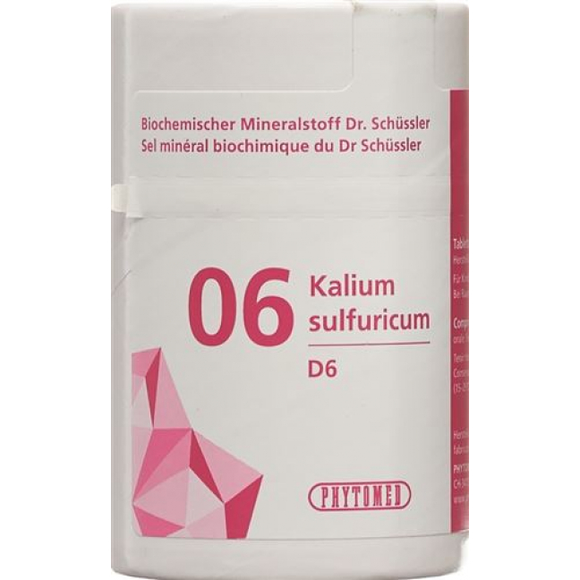 Phytomed Schussler Nr. 6 Kal Sulf в таблетках, D 6 100г