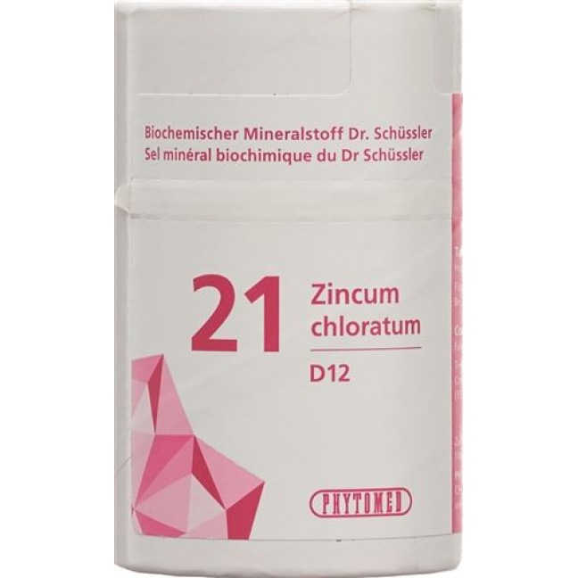 Phytomed Schussler Nr. 21 Zinc Ch в таблетках, D 12 100г
