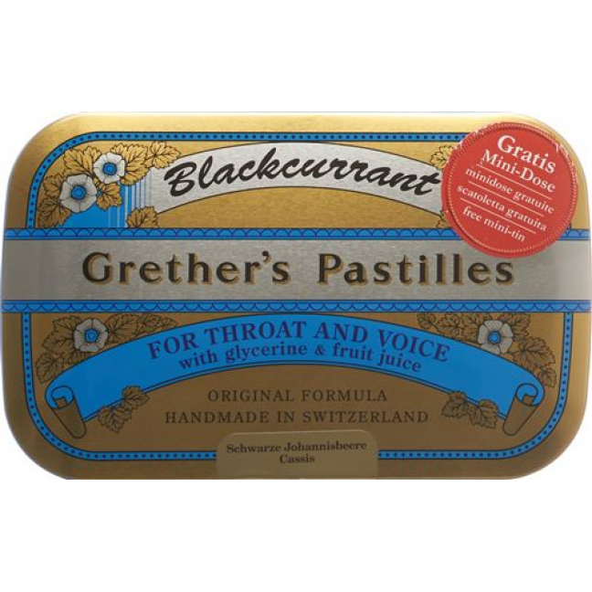 Grether’s Pastilles Blackcurrant 440г