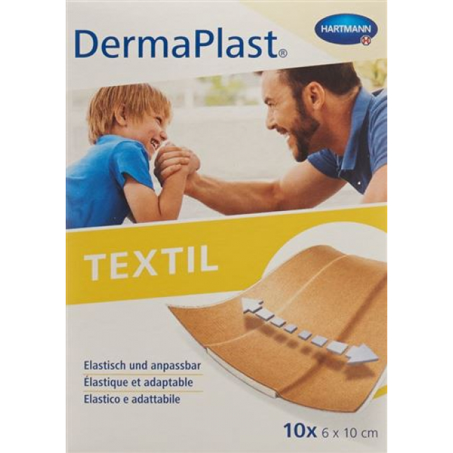 Dermaplast Textil 6смx10см 10 пластырей
