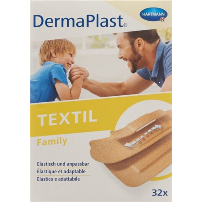 Dermaplast Textil Family 32 штуки