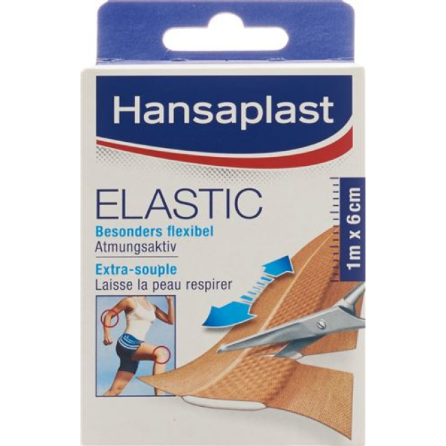 Hansaplast Elastic Schnellverband 10см x 6см 10 штук