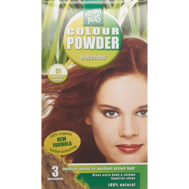 Henna Plus Color Powder 51 Haselnuss 100г