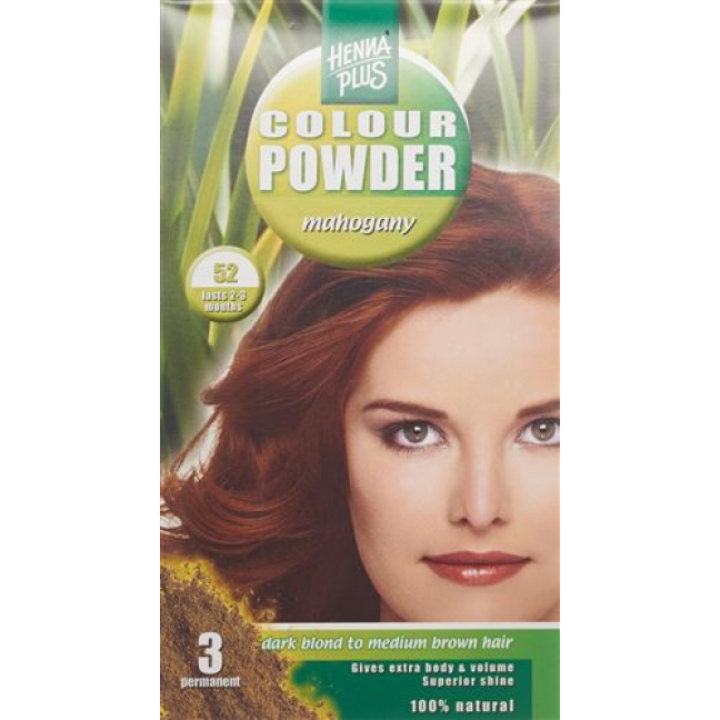 Henna Plus Color Powder 52 Mahagony 100г