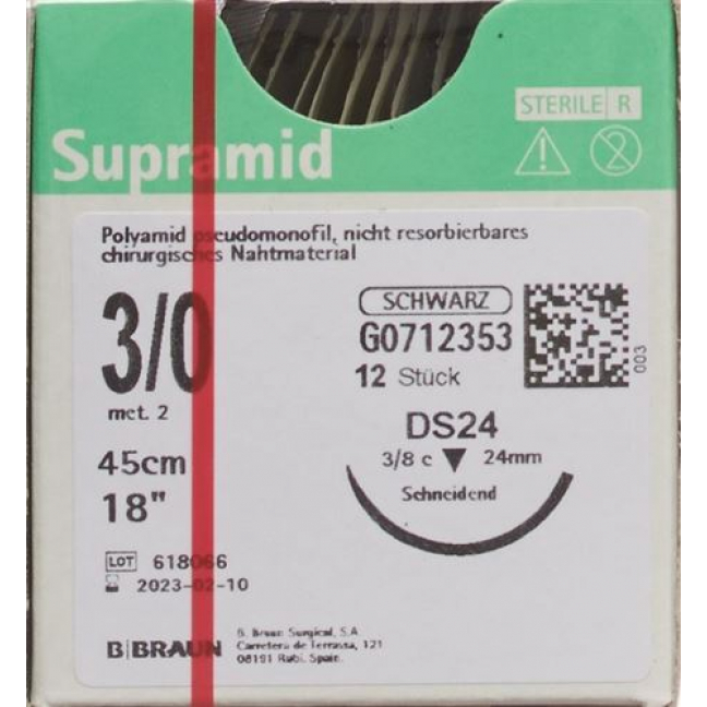 SUPRAMID 45CM 24 3-0 SCHWA