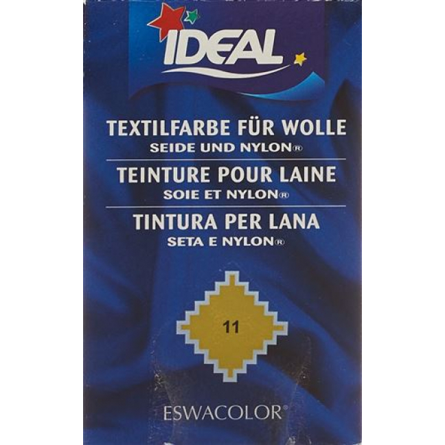 Ideal Wolle Color No11 Goldgelb 30г