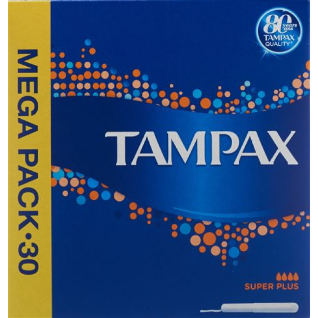 Tampax Super Plus Tampons 30 штук