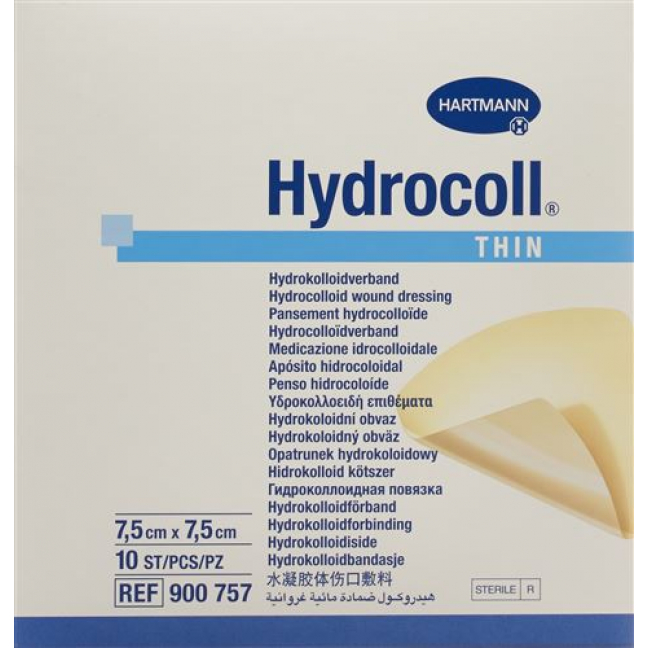 Hydrocoll Thin Hydrocolloid Verb 7.5x7.5см 10 штук