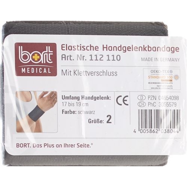 BORT HANDGEL VELCRO GR 2 SCHWA