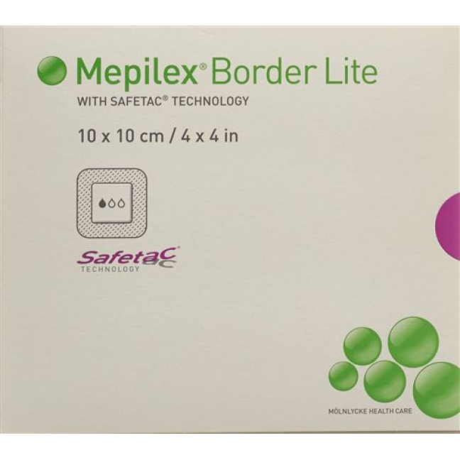 Mepilex Border Lite Silkonschaumve 10x10см 5 штук