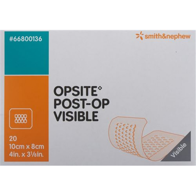 Opsite Post OP Visible Folienverband 8x10см 20 штук