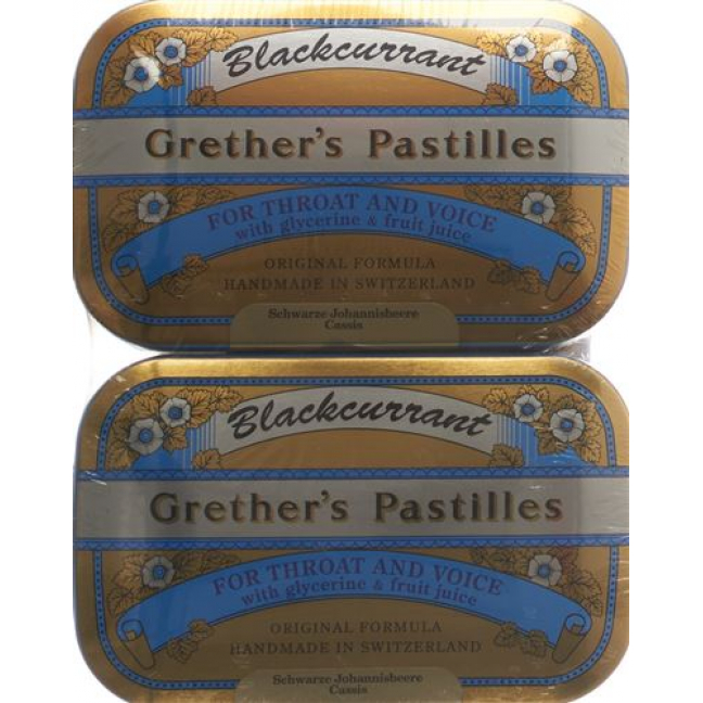 Grether’s Pastilles Blackcurrant Duopack 2x 110г