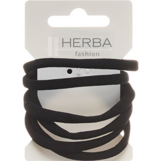 Herba Haarbinder 5.6см Schwarz 6 штук