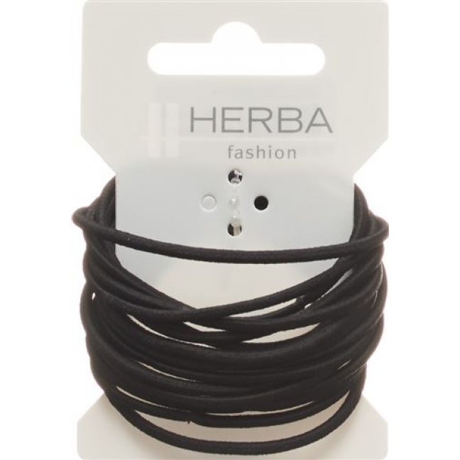 Herba Haarbinder 4.2см Schwarz 16 штук