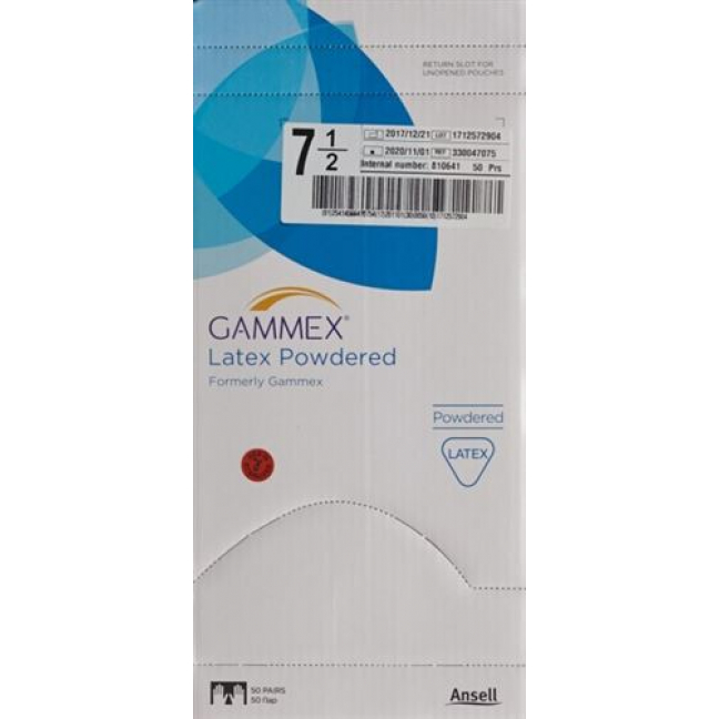 GAMMEX OP-HANDS 7.5 LATEX POWD