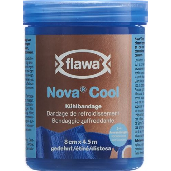 Flawa Nova Cool Kuhlbandage 8смx3m Kohasive