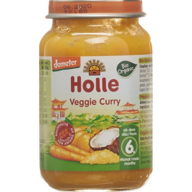 HOLLE VEGGIE CURRY GLAS