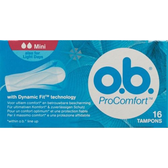 OB TAMPONS PROCOMFORT MINI