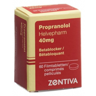 Пропранолол Хелвефарм 40 мг 60 таблеток