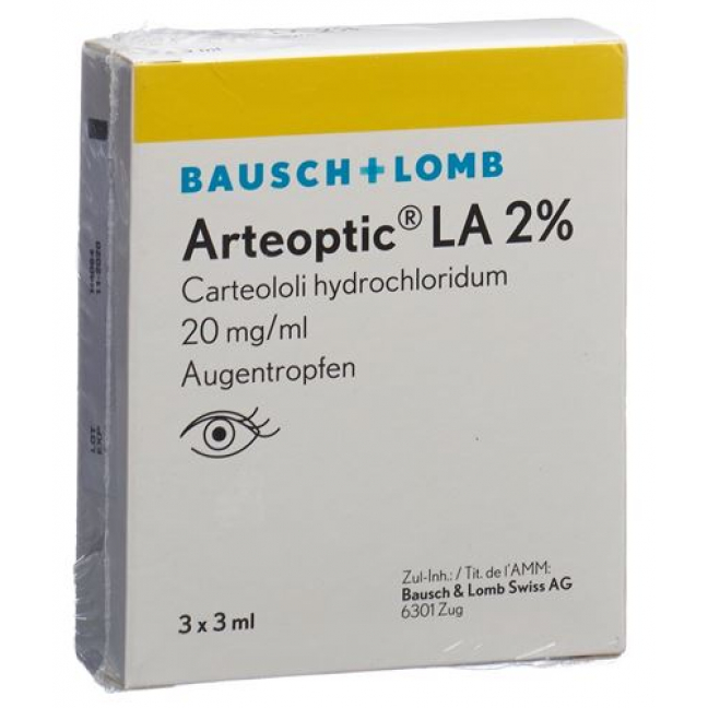Arteoptic LA 3 X 3 ml Augentropfen