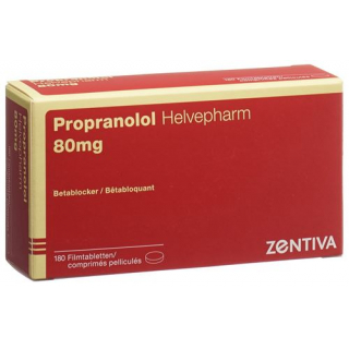 Пропранолол Хелвефарм 80 мг 180 таблеток 
