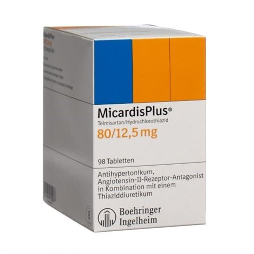 Микардис Плюс 80/12.5 мг 98 таблеток 