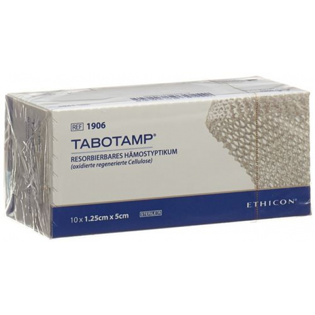 Tabotamp Original Resorbierbares Hamostyptikum 5x1.25см 10 штук