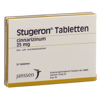 Стугерон 25 мг 25 таблеток
