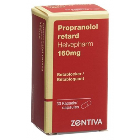 Пропранолол Ретард Хелвефарм 160 мг 30 капсул