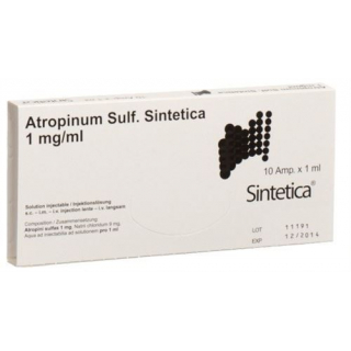 Atropinum Sulf Sintetica 1 mg/ml 10 X 1 ml