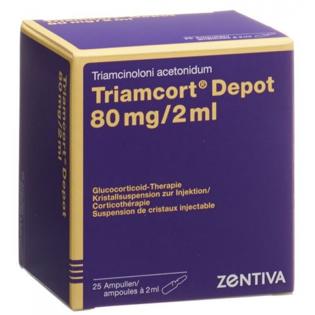 Triamcort Depot 80 mg 25 Ampullen je 2 ml