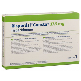 Риспердал Конста суспензия для инъекций 37,5 мг 1 инъекционный набор