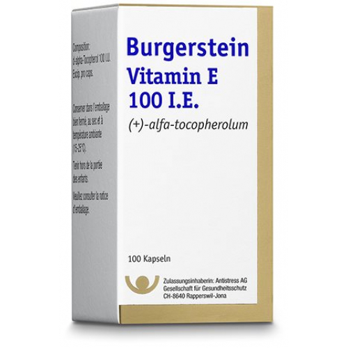 Бургерштейн Витамин E 100 МЕ 100 капсул