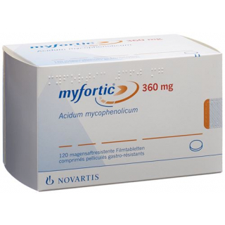 Myfortic 360 mg 12 X 10 filmtablets