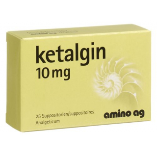Ketalgin 10 mg 25 Zaepfchen