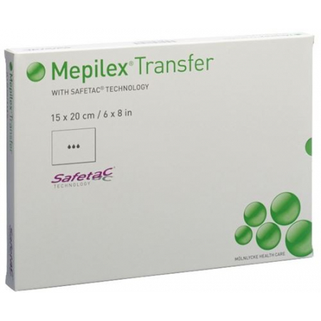 Mepilex Transfer Drainageverb 15x20см Silik 5 штук