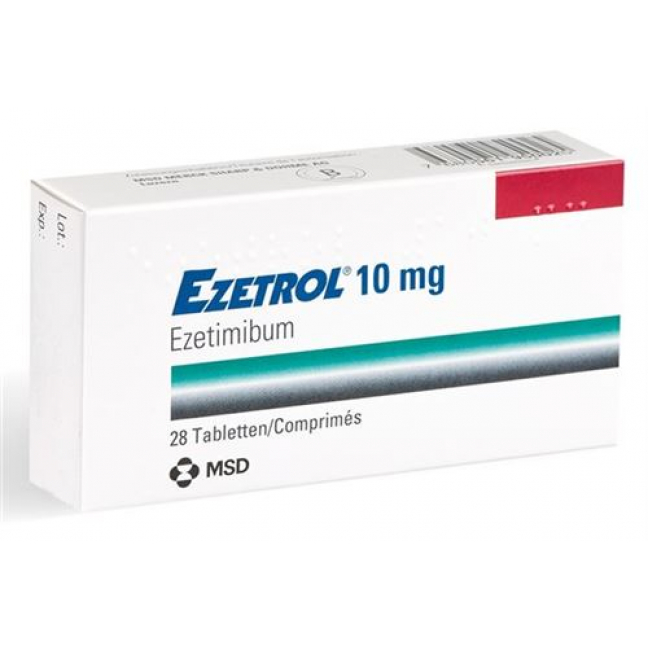 Эзетрол 10 мг 28 таблеток 