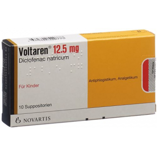 Вольтарен 12,5 мг 10 суппозиториев для детей