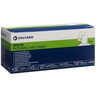Маска Halyard PFR P2 TBC желтая 50 шт.