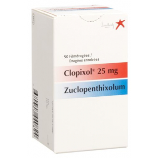 Клопиксол 25 мг 50 драже в оболочке