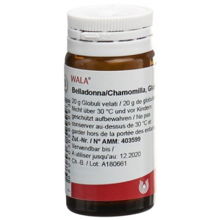 Wala Belladonna/chamomilla шарики 20г