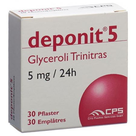 Депонит 5 мг / 24 часа 30 пластырей