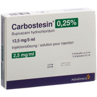 Carbostesin 0.25% 5 ml 5 Ampullen